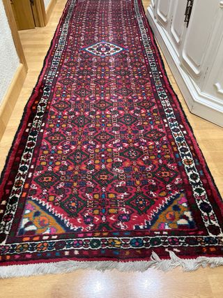 Alfombra Pasillera Lana Persa Iran Hamada