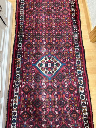 Alfombra Pasillera Lana Persa Iran Hamada