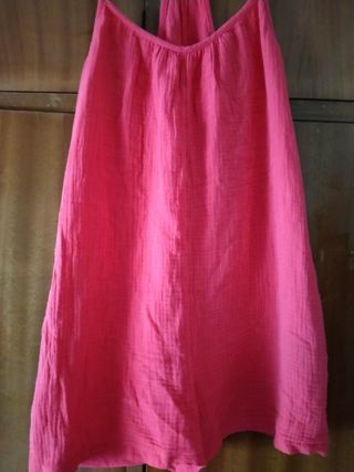 Mono corto mujer rosa/rojo