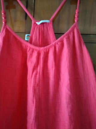 Mono corto mujer rosa/rojo
