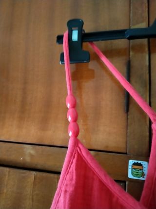 Mono corto mujer rosa/rojo