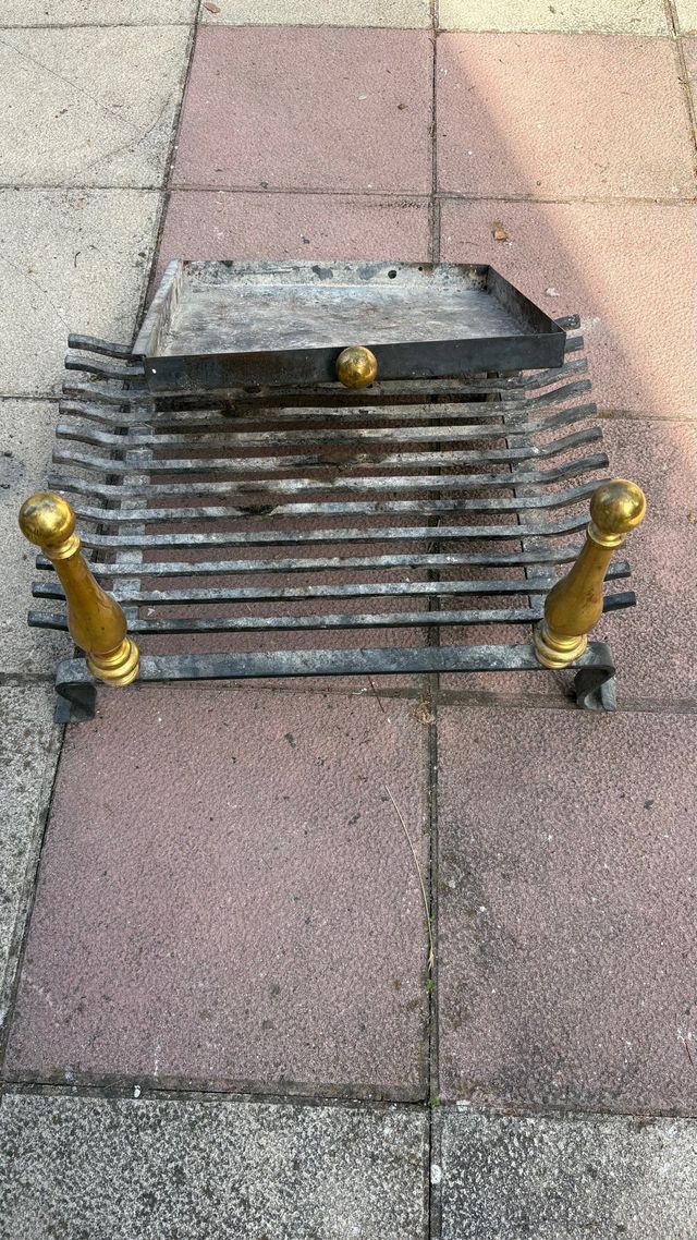 Rejilla chimenea antigua francesa