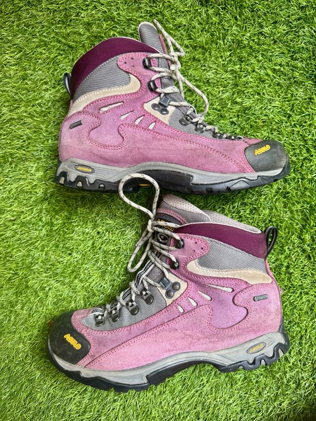 Botas de Montaña Asolo Rosa y negro Talla 38 2/3.