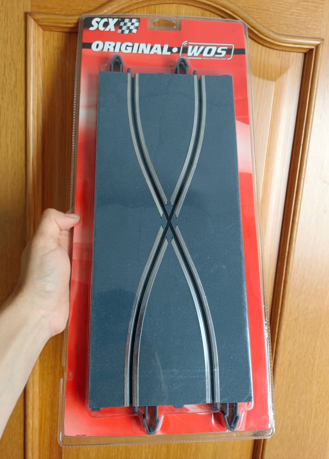 Cambios pista cruces Scalextric wos Grises nuevos