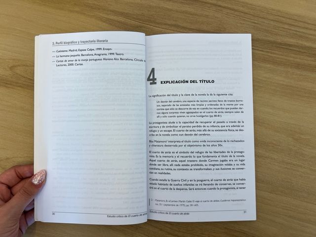 Estudio de 'El cuarto de atrás'