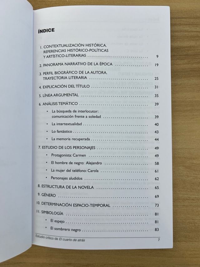 Estudio de 'El cuarto de atrás'