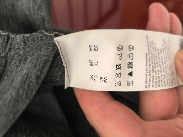 Sudadera Hugo Boss Talla XL Naranja y Gris