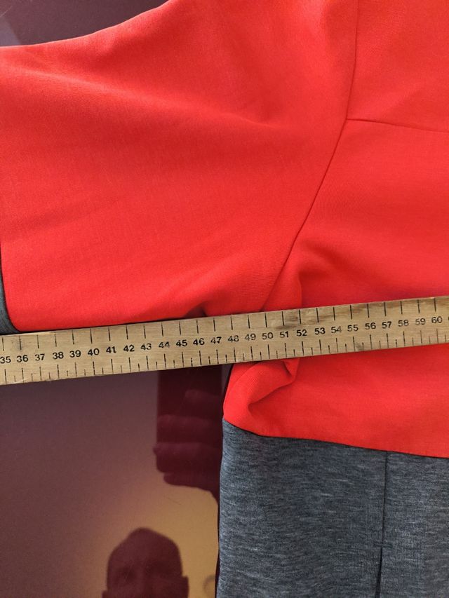 Sudadera Hugo Boss Talla XL Naranja y Gris