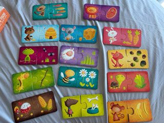 Puzzle Animales y su Comida