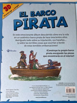 El barco pirata: 3D ¡Construye y juega!