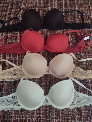 Lote 4 Sujetadores Mujer
