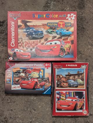 Pack Cars: Libros y Puzzles