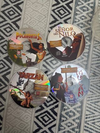 4 CDs Cuentos Infantiles Disney