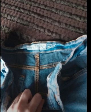 Pantalón pitillo azul talla M
