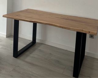 Mesa Comedor Madera Acacia 160x85