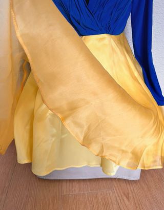 Vestido corto fiesta - seda natural Talla M