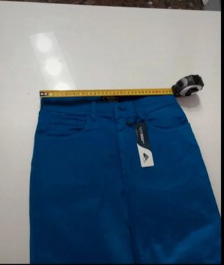 Pantalón vaquero mujer azul talla XS