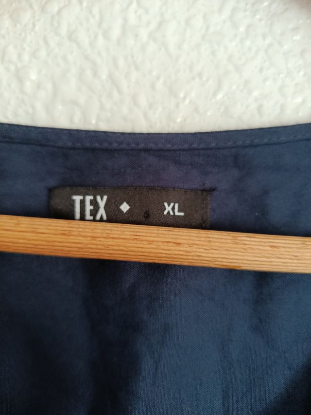 Vestido TEXT manga larga floral talla XL