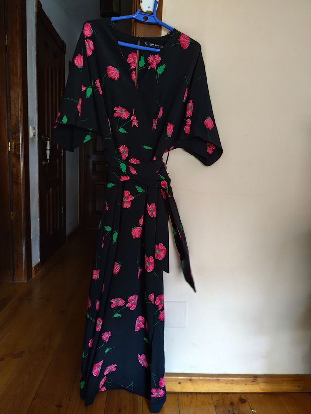 Mono floral negro