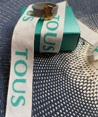Anillo Tous Oso Acero y Oro