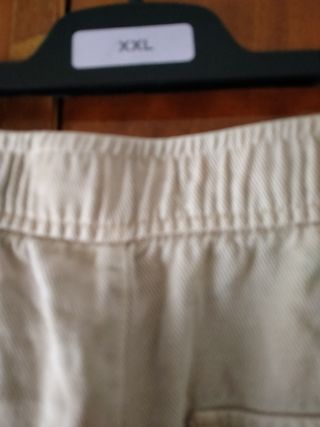 Pantalones Zara Beige Mujer