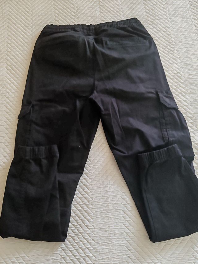 Pantalones Cargo Zara Hombre Negros