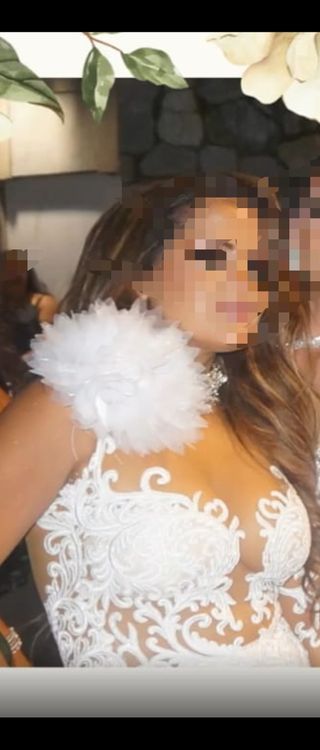 Vestido de boda gitana blanco