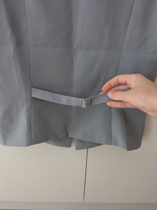 Chaleco Pull & Bear Gris Talla M. 
