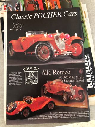 Catalogo auto in scala d'epoca 1987 Danhausen