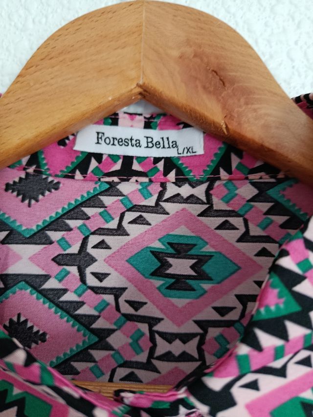 Camisa Foresta Bella Estampada L/XL
