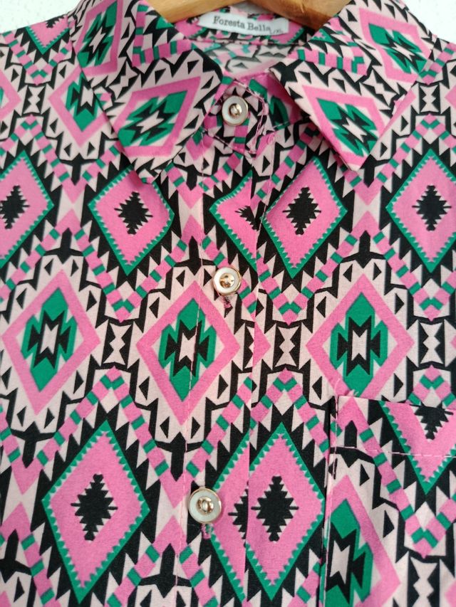 Camisa Foresta Bella Estampada L/XL