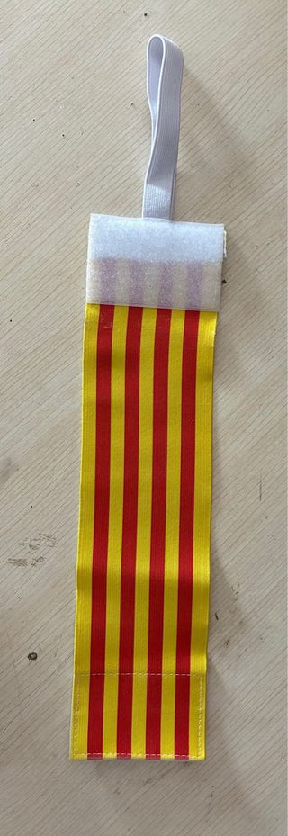 Brazalete bandera catalana fútbol