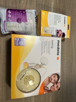 Sacaleches Medela Swing+bolsas+biberón de regalo