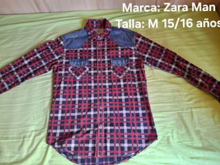 Camisas de hombre y adolescente 