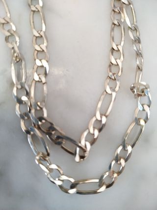 Collar Doble Cadena Plata 925