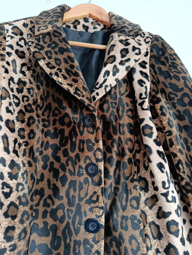 Blazer estampado leopardo talla S/M