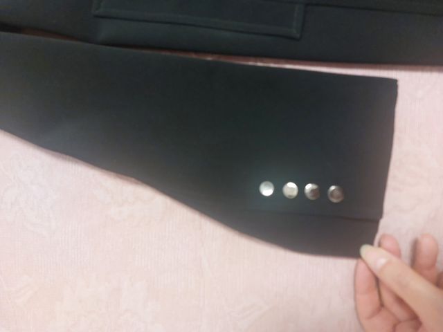 Abrigo Negro Anne Klein