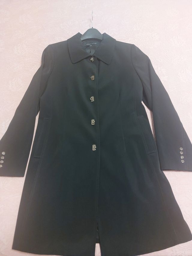 Abrigo Negro Anne Klein