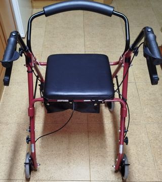 Andador PRIM 4 ruedas con asiento