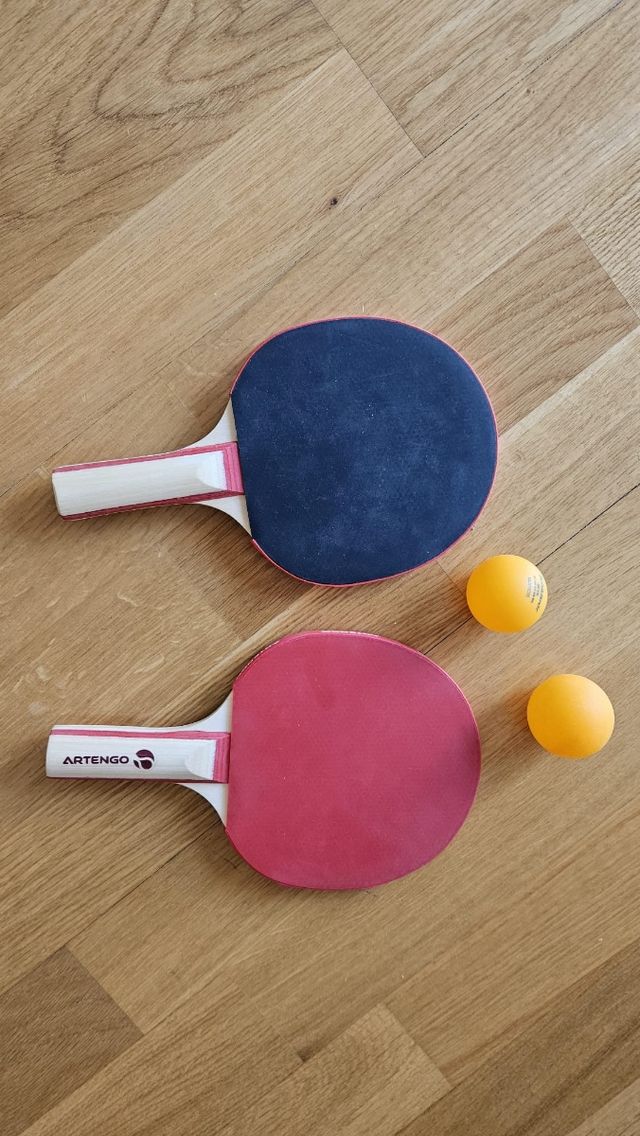 2 Palas de Ping Pong y Pelotas
