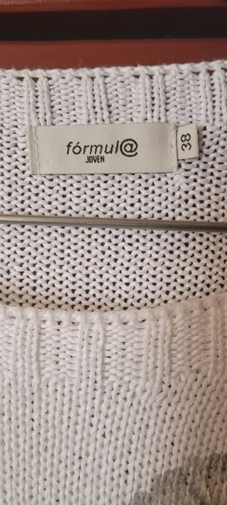 Jersey chica 38 pero cede a 40 