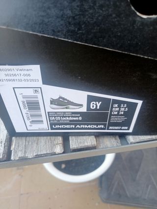 Zapatillas Baloncesto Under Armour Talla 38.5