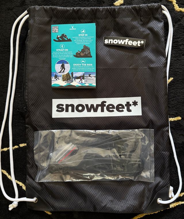 Patines cortos de esquí Snowfeet de 50 CM