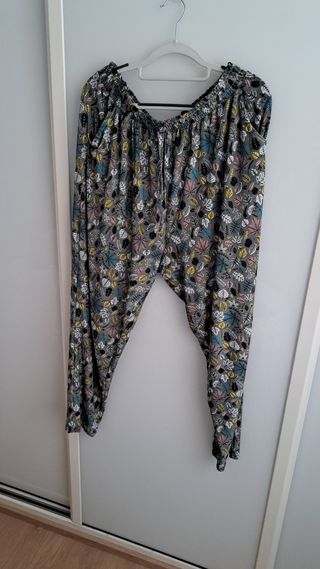 Lote 3 pantalones fluidos estampados