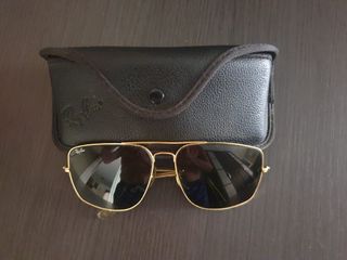 Gafas de Sol Ray-Ban Hombre, de montura dorada
