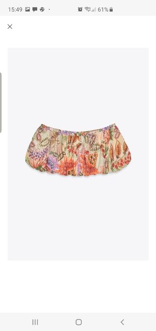 Conjunto Zara Estampados Multicolor