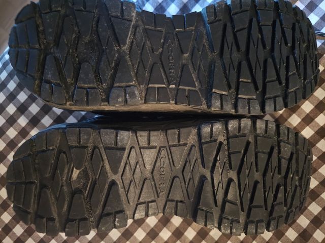 Botas de trabajo hombre grises y naranjas