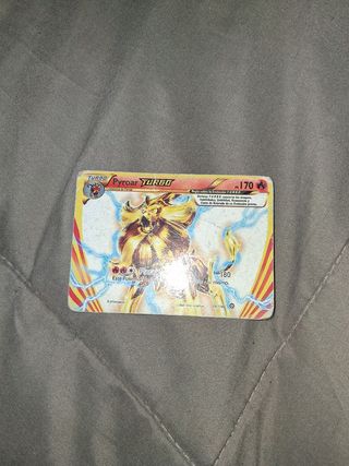 Carta Pokémon Pyroar TURBO Dorada