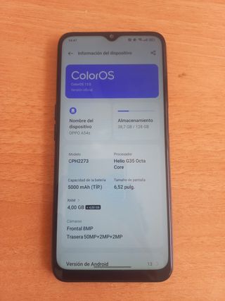 Oppo A54s 128GB Nero - Nuovo
