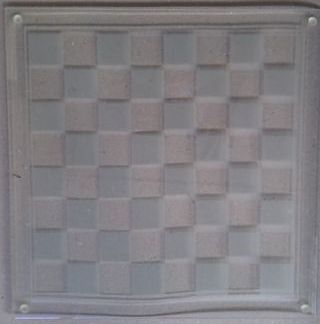 Ajedrez de Cristal Negro y Transparente